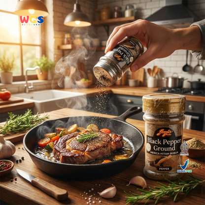 Jays Black Pepper Ground 55 gr - Black Pepper Powder