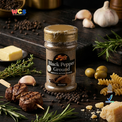 Jays Black Pepper Ground 55 gr - Black Pepper Powder