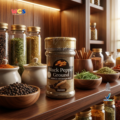Jays Black Pepper Ground 55 gr - Black Pepper Powder