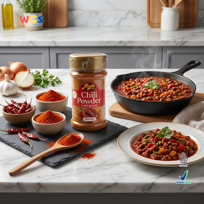 Jay’s Kitchen Chili Powder 65g - Cabe Bubuk 100% untuk Bumbu Masak, Marinasi, Tumisan & Sambal