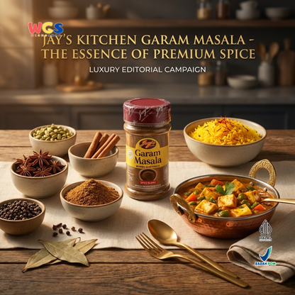 Jay’s Kitchen Garam Masala 70g - Bumbu Siap Pakai Rempah India untuk Kari, Tandoori & Masakan Gurih