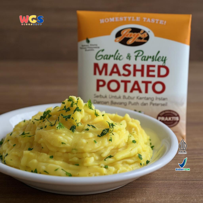 Jay’s Kitchen Garlic & Parsley Mashed Potato 45g - Bubur Kentang Instan Rasa Bawang Putih