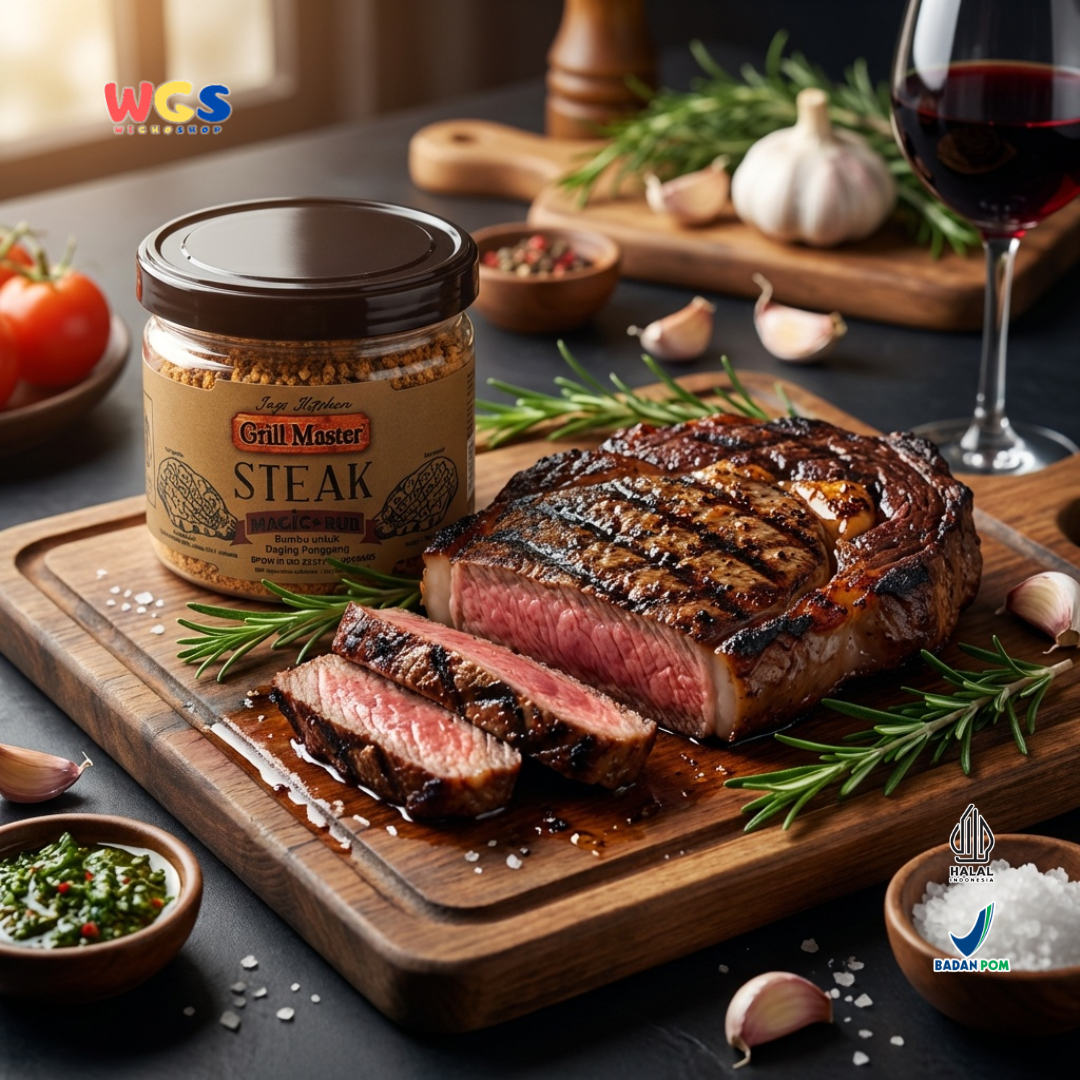 Jays Grill Master Steak Magic Rub - Grilled Meat Seasoning 70g