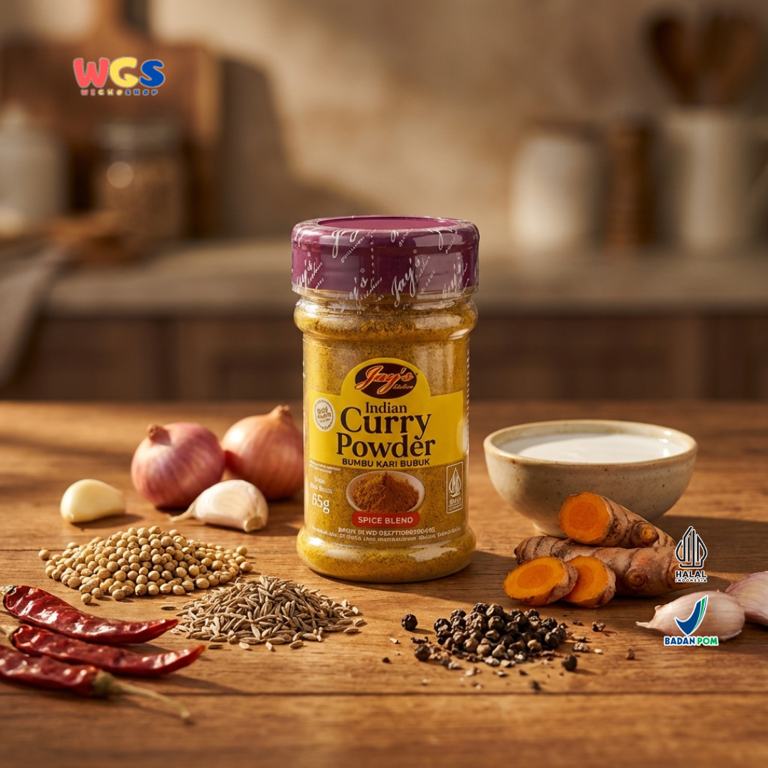 Jay’s Kitchen Indian Curry Powder 65g - Bumbu Kari Bubuk Rempah untuk Ayam Daging Seafood