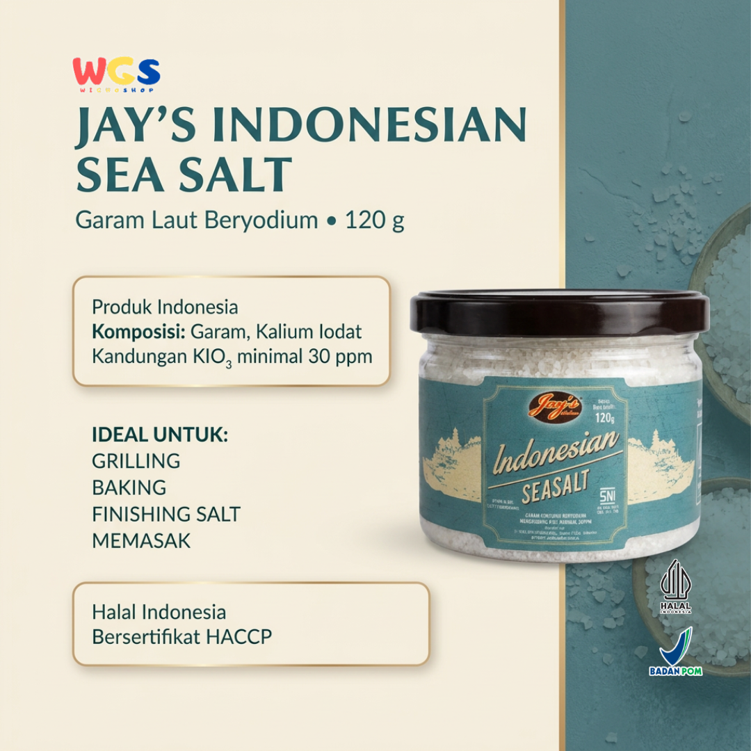 Jays Seasalt Original Sea Salt 120 gr