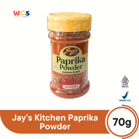 Jay’s Kitchen Paprika Powder 70g (Paprika Bubuk Premium 100% Asli – Bumbu Masakan Serbaguna)