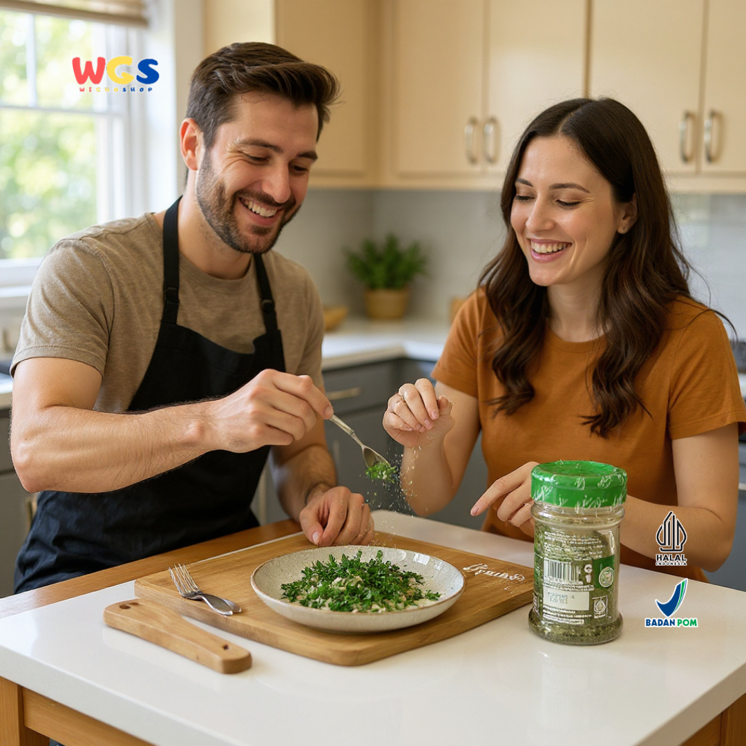 Jay’s Kitchen Parsley Flakes 20g (Daun Parsley Kering 100% Alami untuk Masakan & Garnish)