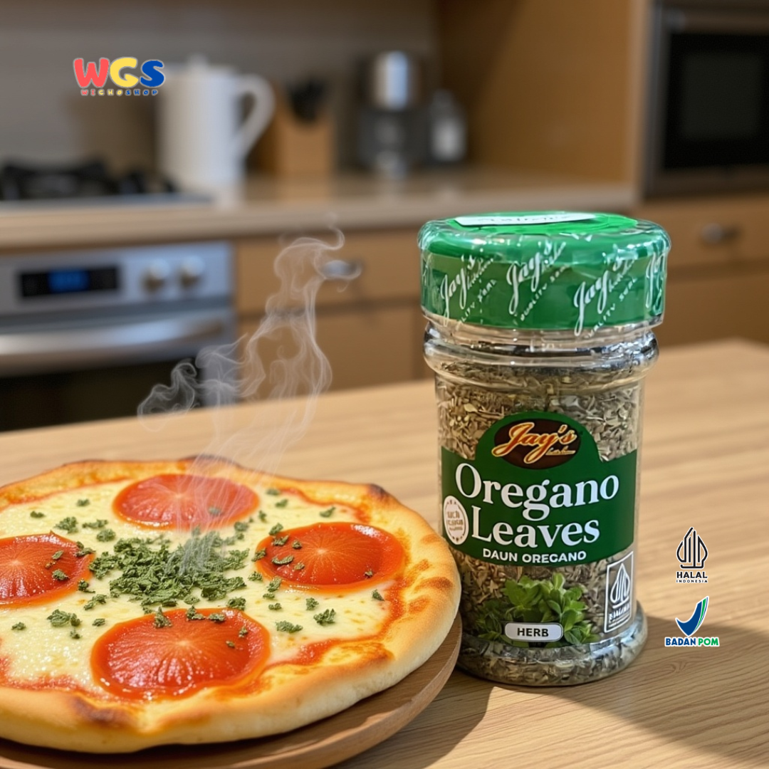 Jay’s Oregano Leaves 25g | Daun Oregano Kering Premium untuk Masakan Italia & Western