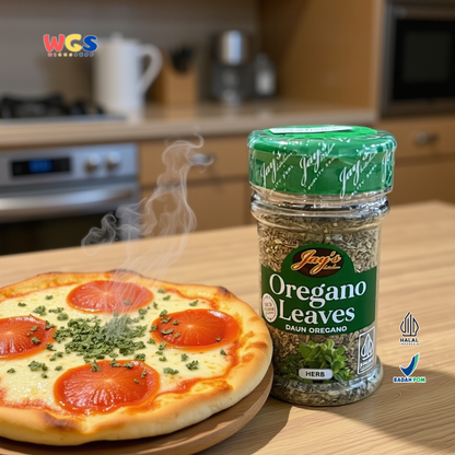 Jay’s Oregano Leaves 25g | Daun Oregano Kering Premium untuk Masakan Italia & Western