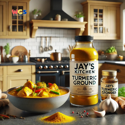 Jay’s Kitchen Turmeric Ground 55g – Kunyit Bubuk Premium