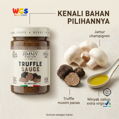 Jimmy Tartufi Truffle Sauce 180g - Saus Truffle Klasik Italia untuk Pasta Risotto Steak