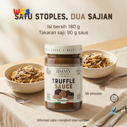 Jimmy Tartufi Truffle Sauce 180g - Saus Truffle Klasik Italia untuk Pasta Risotto Steak