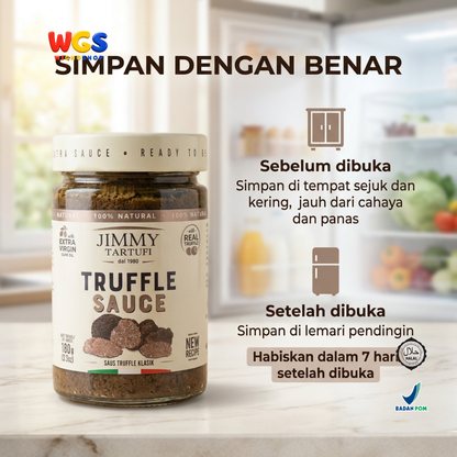 Jimmy Tartufi Truffle Sauce 180g - Saus Truffle Klasik Italia untuk Pasta Risotto Steak