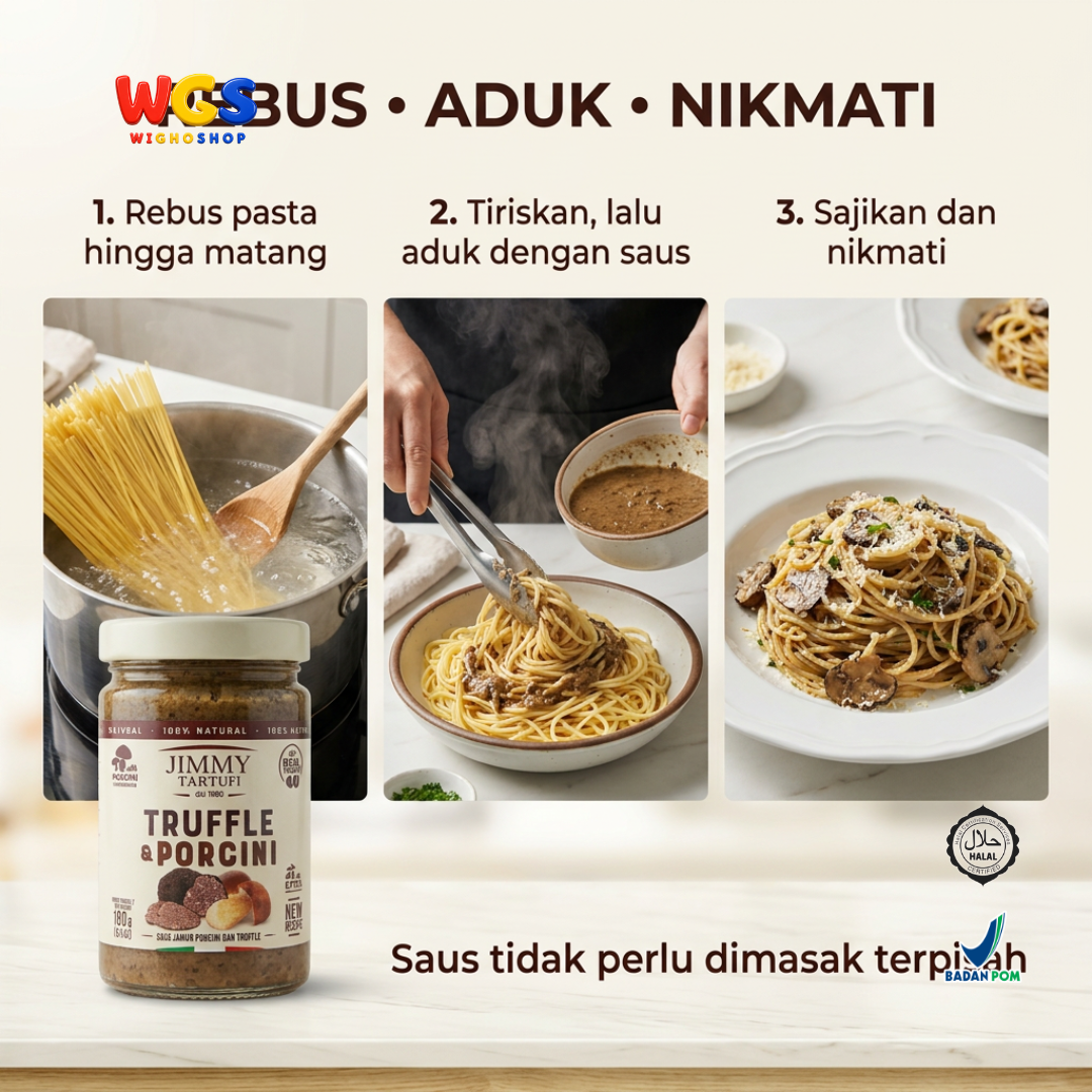 Tartufi Jimmy Truffle &amp; Porcini Tartufata Sauce 180g