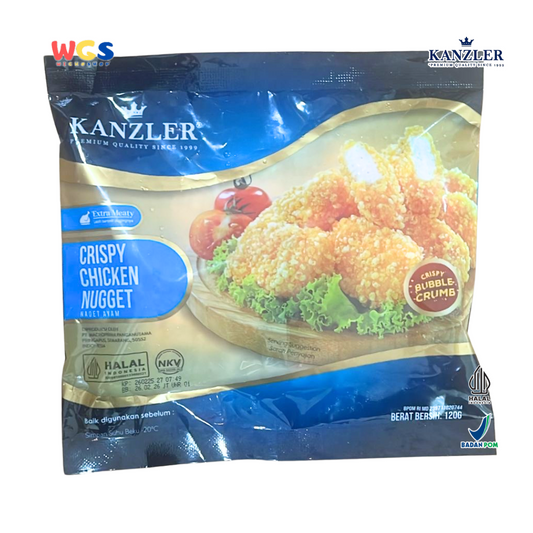 KANZLER Crispy Chicken Nuggets 120g – Extra Meaty Chicken Nuggets with Crispy Bubble Crumb