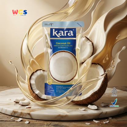 Kara Coconut Oil 1L – Minyak Kelapa 100% Minyak Goreng Minyak Masak untuk Goreng Baking