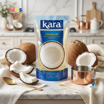 Kara Coconut Oil 1L – Minyak Kelapa 100% Minyak Goreng Minyak Masak untuk Goreng Baking