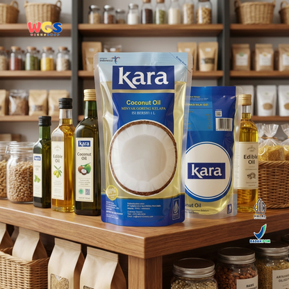 Kara Coconut Oil 1L – Minyak Kelapa 100% Minyak Goreng Minyak Masak untuk Goreng Baking