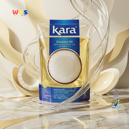 Kara Coconut Oil 2L – Minyak Kelapa 100% Minyak Goreng Minyak Masak untuk Goreng Baking
