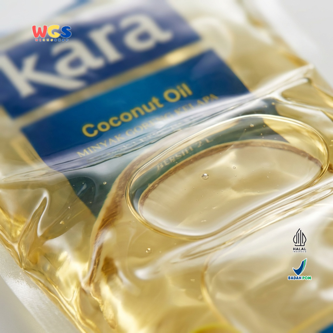 Kara Coconut Oil 2L – Minyak Kelapa 100% Minyak Goreng Minyak Masak untuk Goreng Baking
