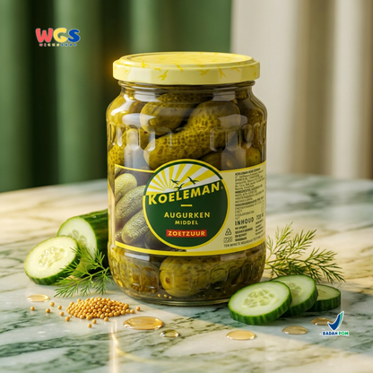 Koeleman Sweet Whole Gherkins 720 gr - Pickled Cucumber