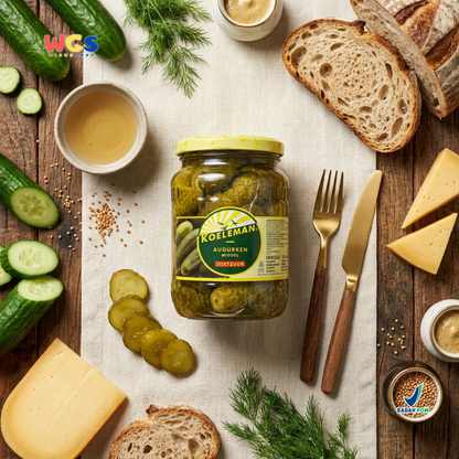 Koeleman Sweet Whole Gherkins 720 gr - Pickled Cucumber