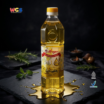 Kroger Canola Oil 1L - Minyak Kanola 100% Untuk Goreng, Tumis dan Baking