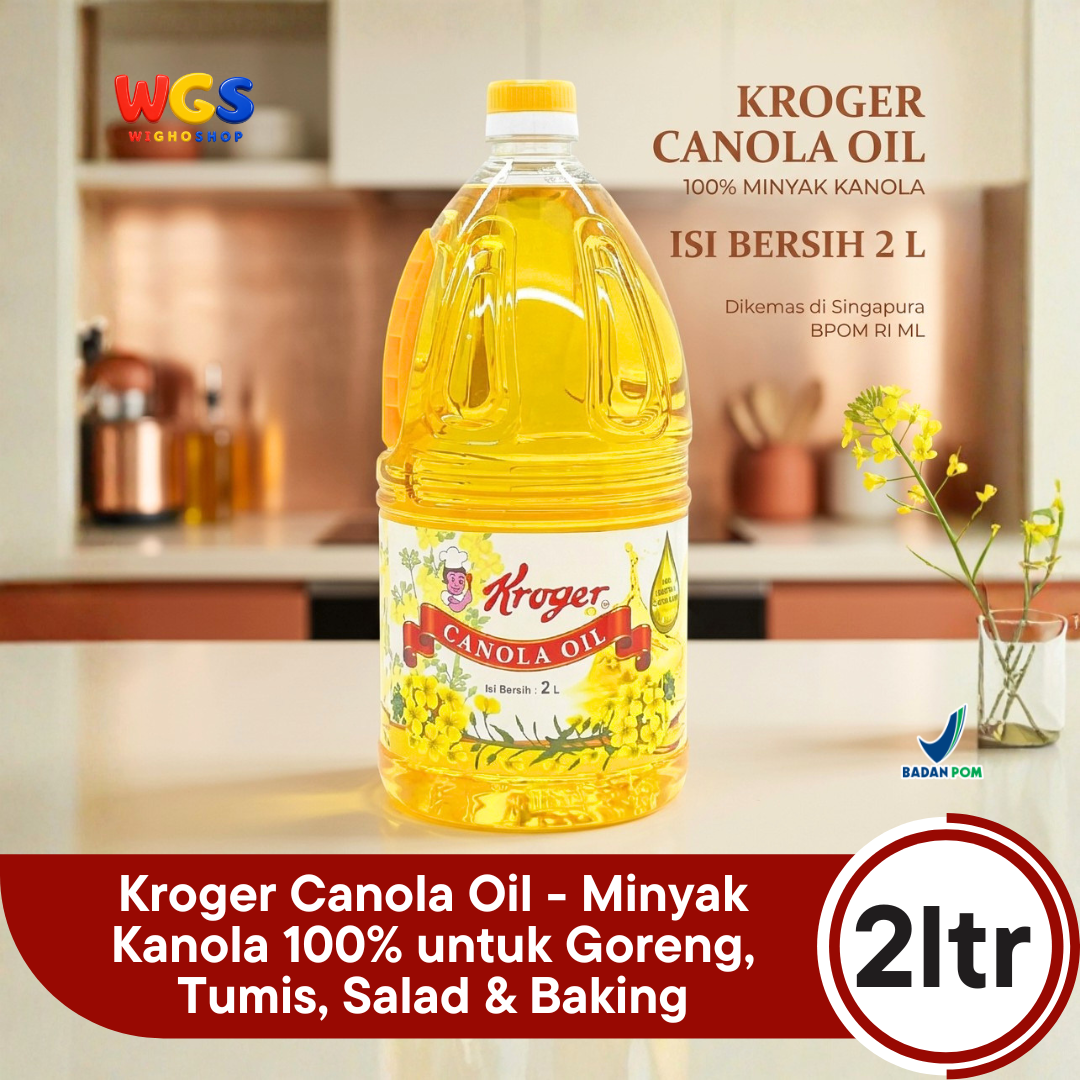 Kroger Canola Oil 100% Original 2 ltr - Canola Oil