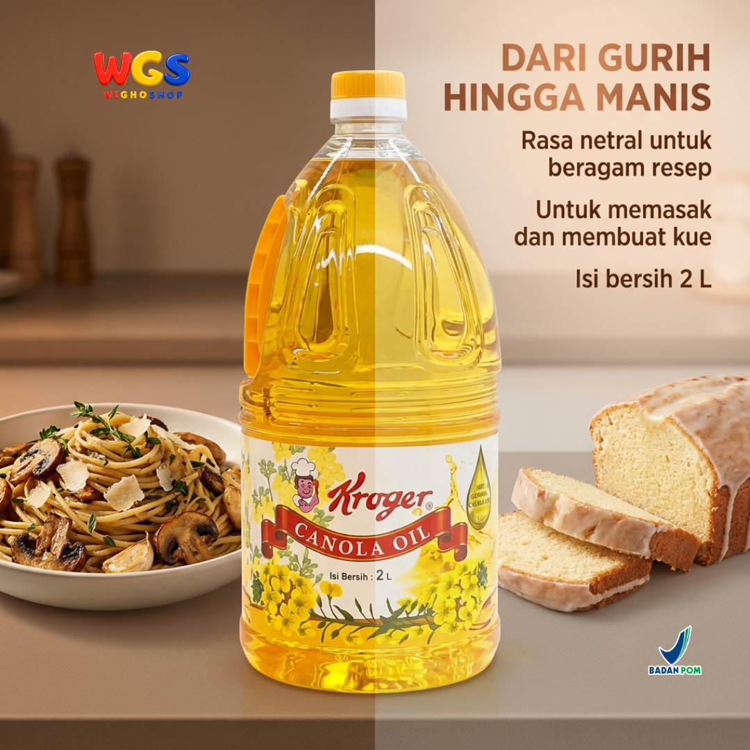Kroger Canola Oil 100% Original 2 ltr - Canola Oil