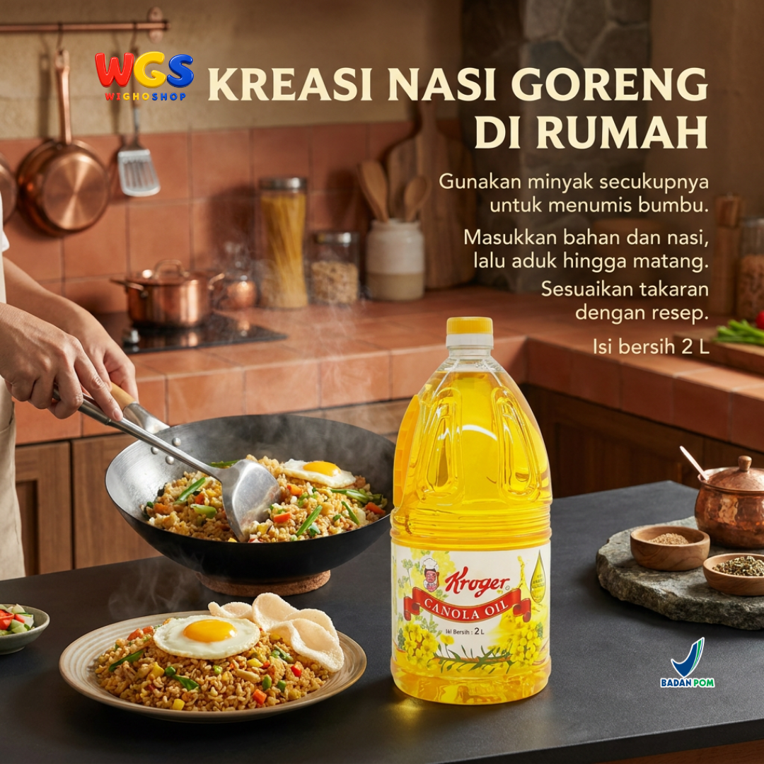 Kroger Canola Oil 100% Original 2 ltr - Canola Oil