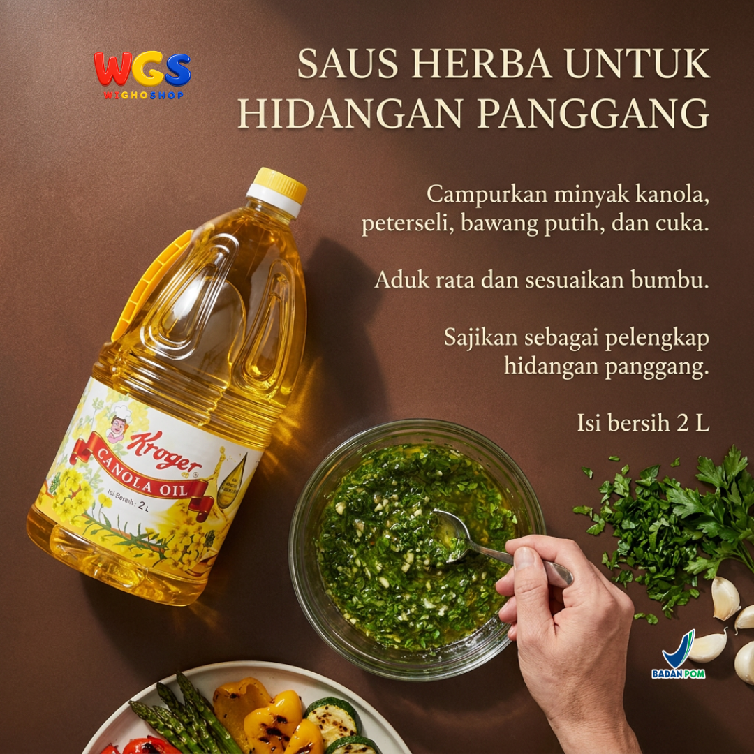 Kroger Canola Oil 100% Original 2 ltr - Canola Oil