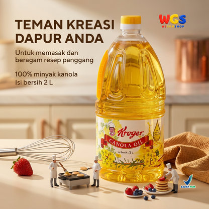 Kroger Canola Oil 100% Original 2 ltr - Canola Oil