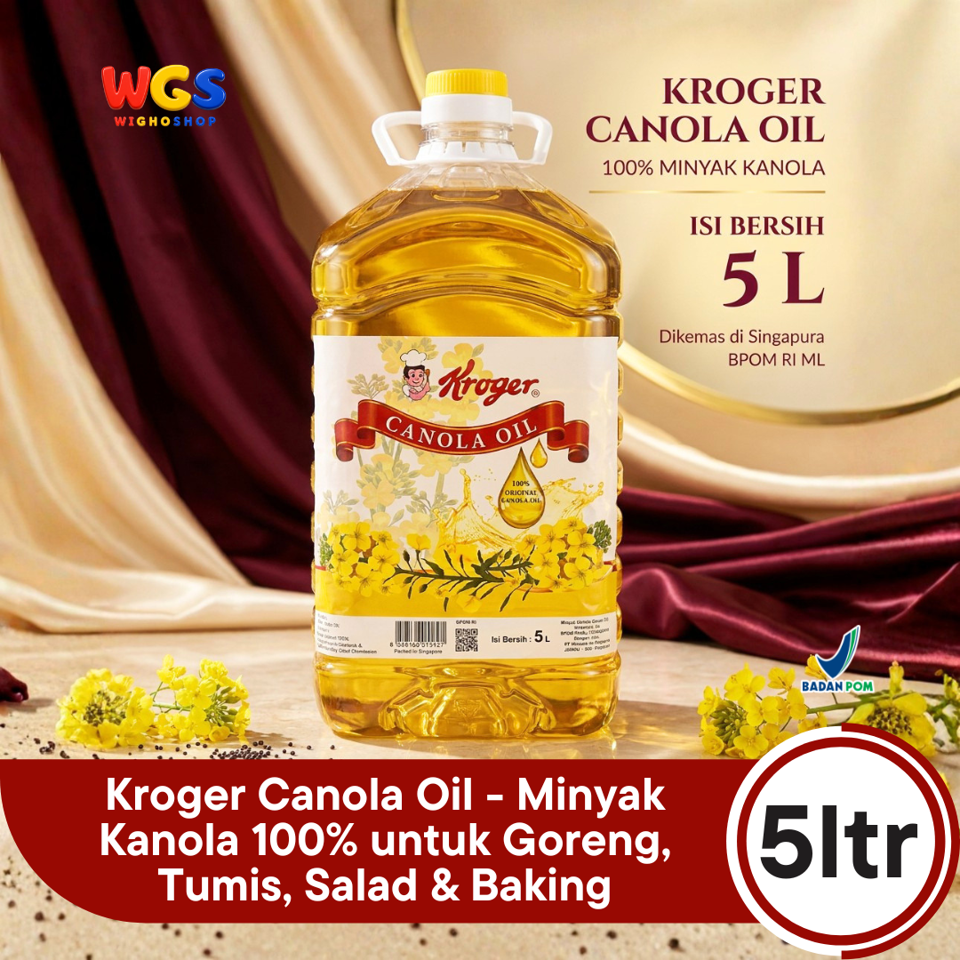 Kroger Canola Oil 100% Original 5 ltr - Canola Oil
