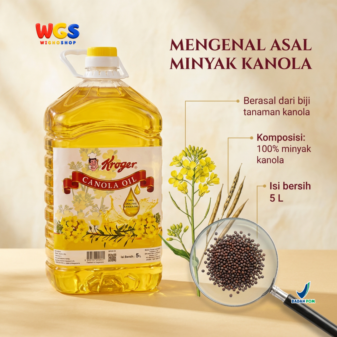 Kroger Canola Oil 100% Original 5 ltr - Canola Oil