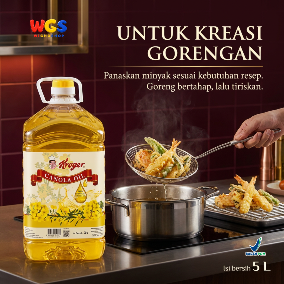 Kroger Canola Oil 100% Original 5 ltr - Canola Oil