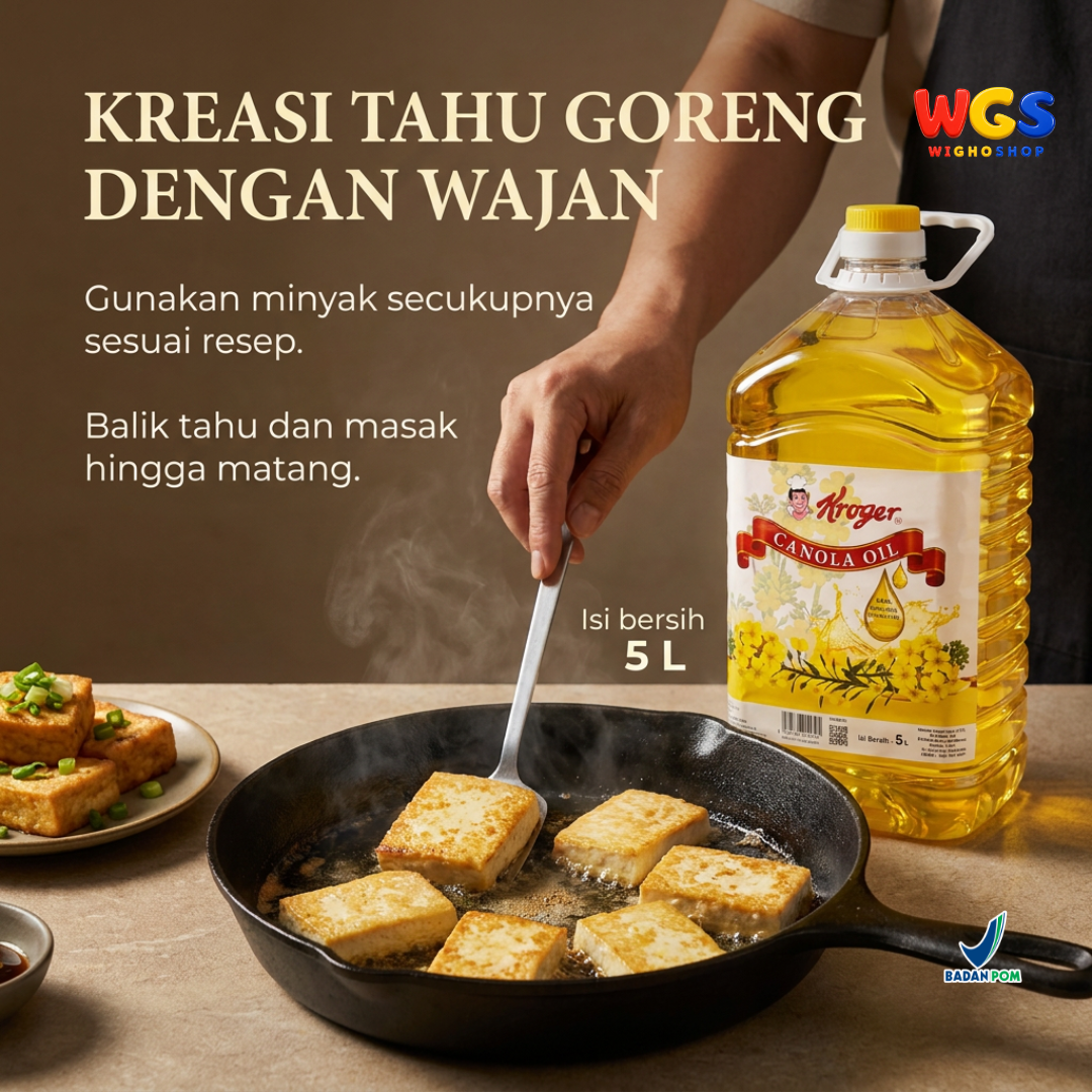 Kroger Canola Oil 100% Original 5 ltr - Canola Oil