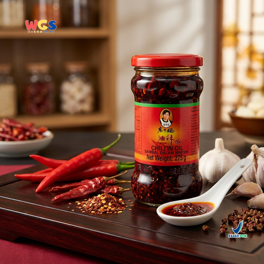 Lao Gan Ma Chili in Oil 275g - Sambal Minyak Cabai Gurih Pedas