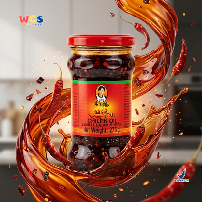 Lao Gan Ma Chili in Oil 275g - Sambal Minyak Cabai Gurih Pedas