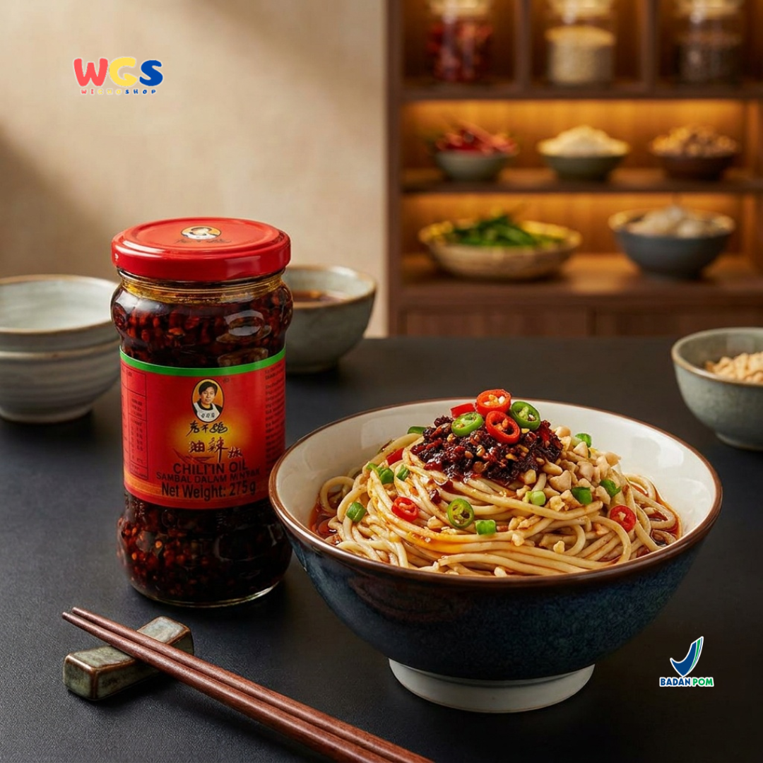 Lao Gan Ma Chili in Oil 275g - Sambal Minyak Cabai Gurih Pedas