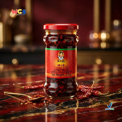 Lao Gan Ma Chili in Oil 275g - Sambal Minyak Cabai Gurih Pedas