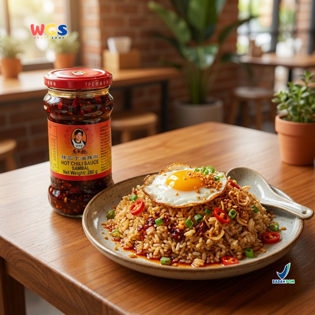 Lao Gan Ma Hot Chili Sauce 280g - Sambal Cabai Minyak Pedas Gurih untuk Dimsum