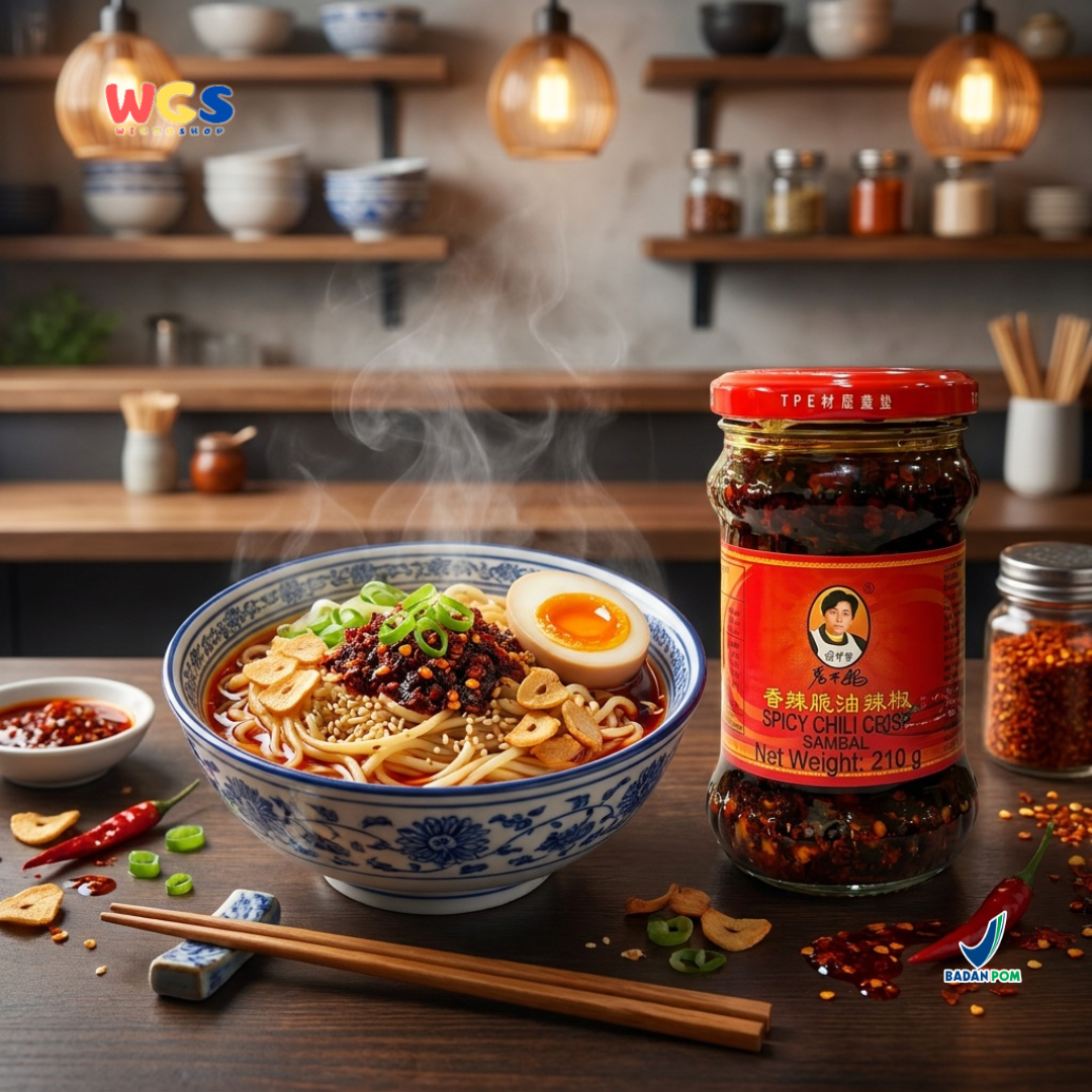 Lao gan ma Spicy Chili Crisp Sambal 210g – Authentic Chinese Spicy Sambal