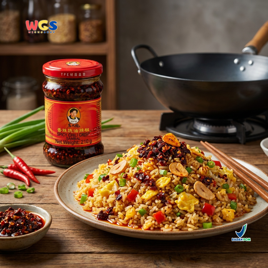 Lao gan ma Spicy Chili Crisp Sambal 210g – Authentic Chinese Spicy Sambal