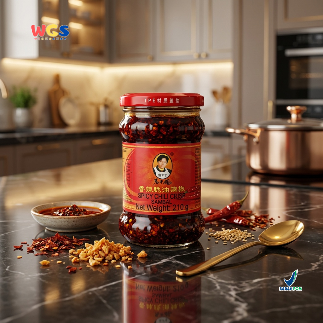 Lao gan ma Spicy Chili Crisp Sambal 210g – Authentic Chinese Spicy Sambal