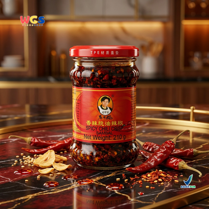 Lao gan ma Spicy Chili Crisp Sambal 210g – Authentic Chinese Spicy Sambal