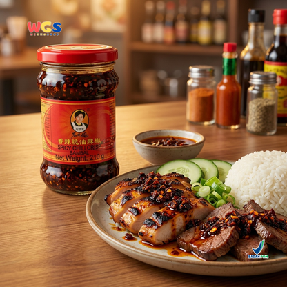 Lao gan ma Spicy Chili Crisp Sambal 210g – Authentic Chinese Spicy Sambal