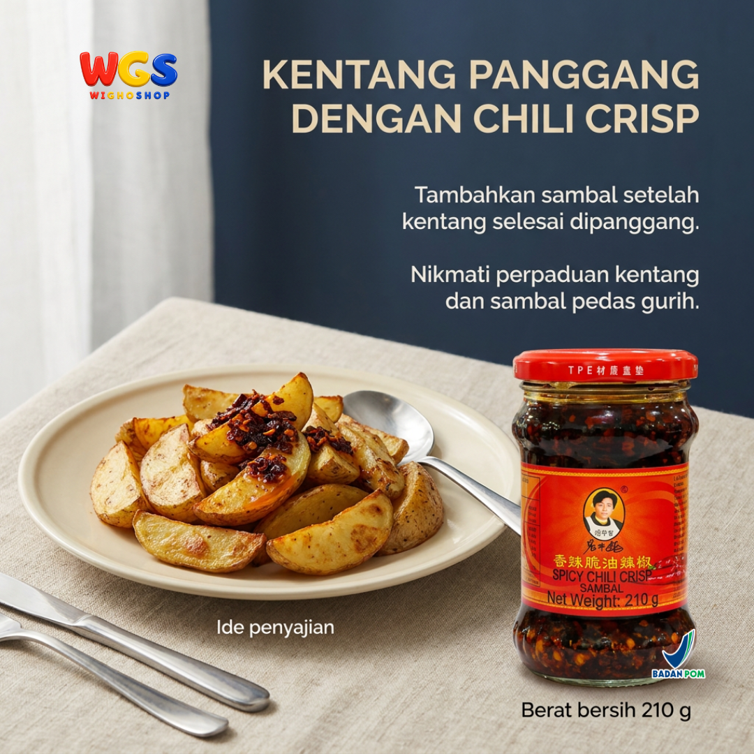 Lao gan ma Spicy Chili Crisp Sambal 210g – Authentic Chinese Spicy Sambal