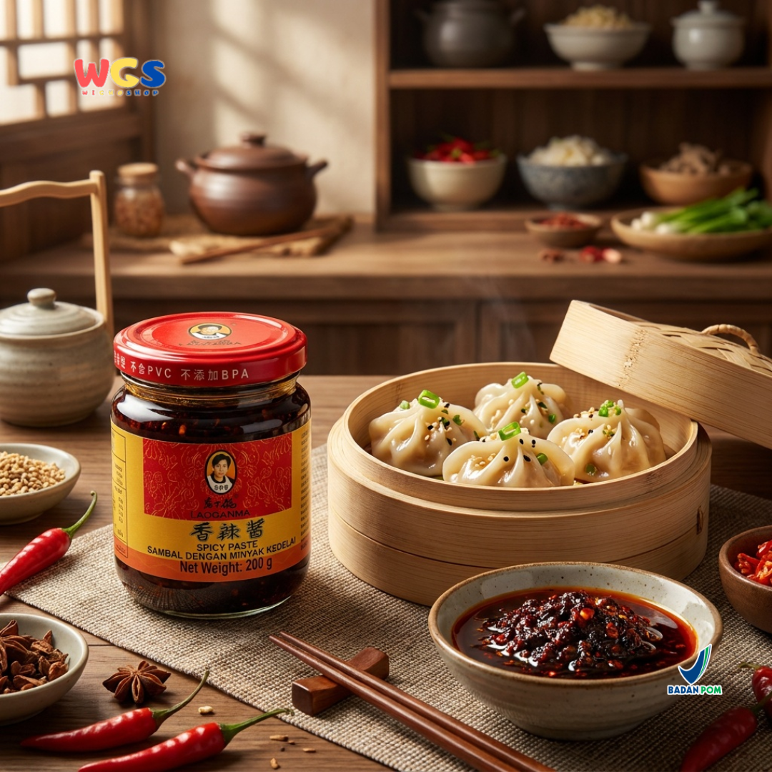 Lao Gan Ma Spicy Paste 200g - Sambal China Pedas Gurih untuk Mie Nasi Tumisan
