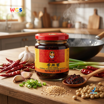 Lao Gan Ma Spicy Paste 200g - Sambal China Pedas Gurih untuk Mie Nasi Tumisan