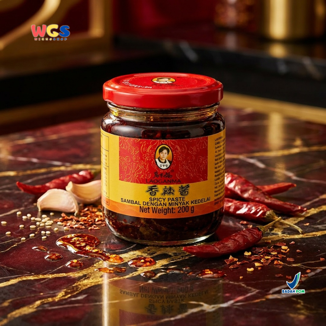 Lao Gan Ma Spicy Paste 200g - Sambal China Pedas Gurih untuk Mie Nasi Tumisan